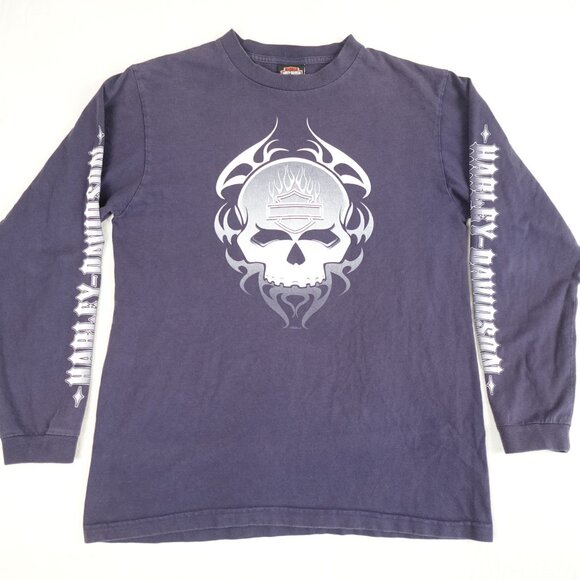 Vintage Harley-Davidson of Peterborough Spanky's Tee Shirt Adult M L Made in USA - Picture 2 of 10